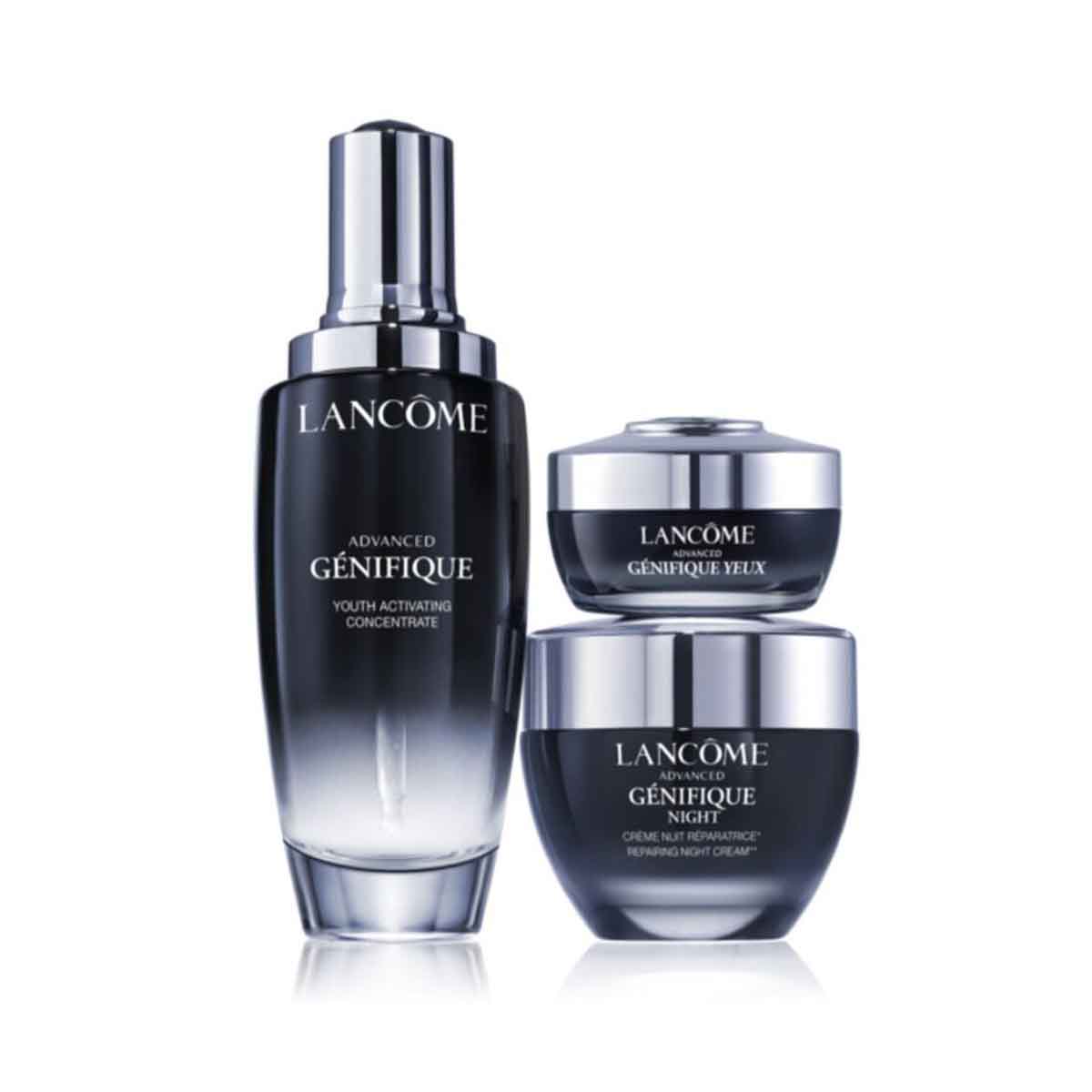 Genifique Ultimate - Serum 100ml - Eye Cream 15ml - Night Cream 50ml 