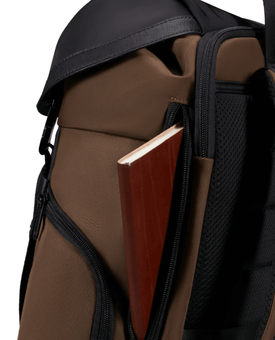RelyOn Brown Backpack Medium 15.6 Flap