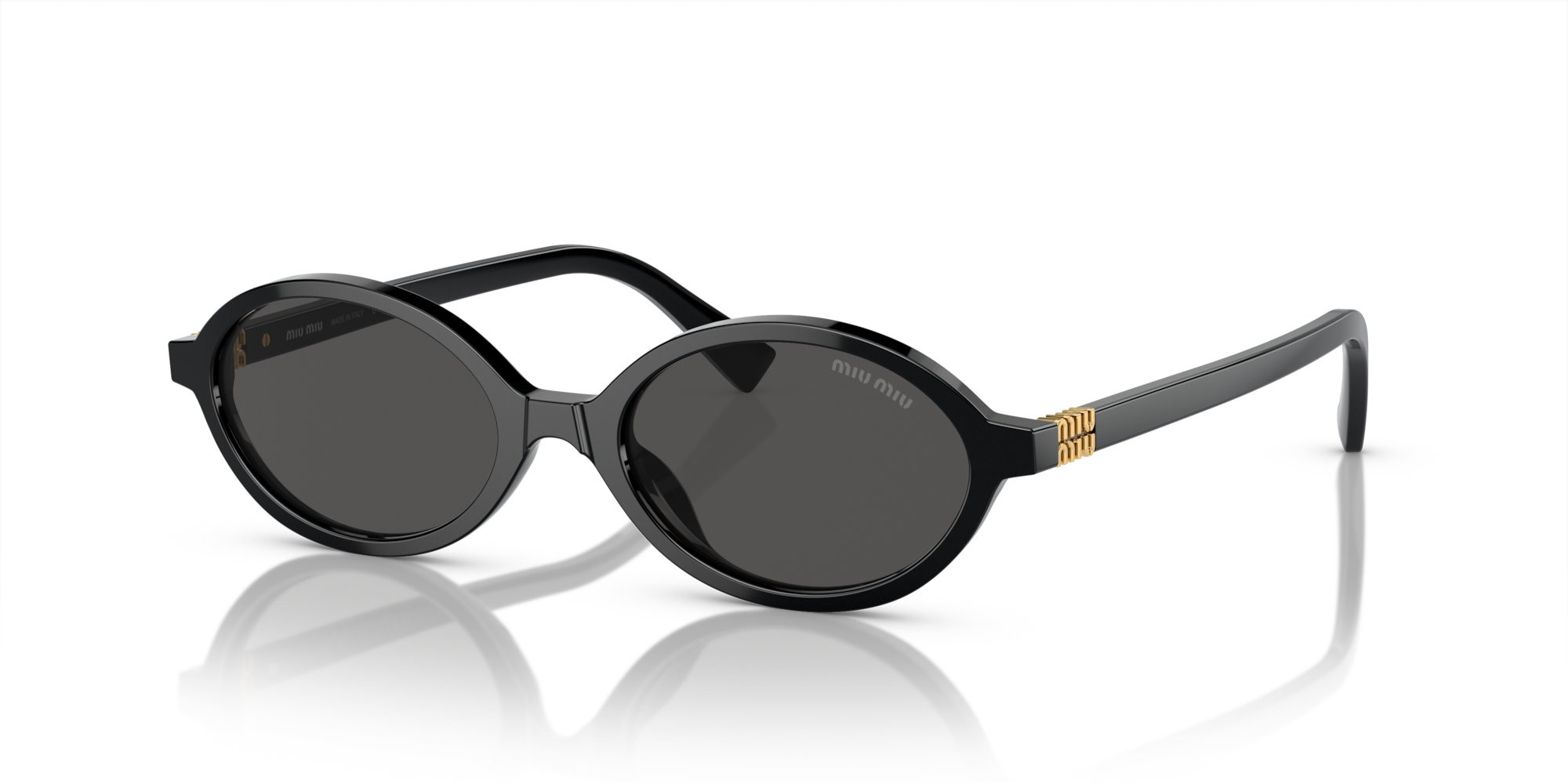 Black Acetate Sunglasses 0MU 04ZS1AB5S050