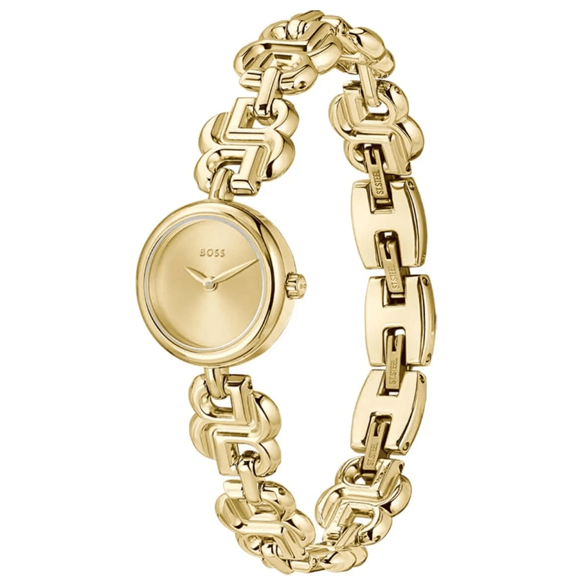 Double B Dressy Gold Stainless Steel Women's Watch HB1502794