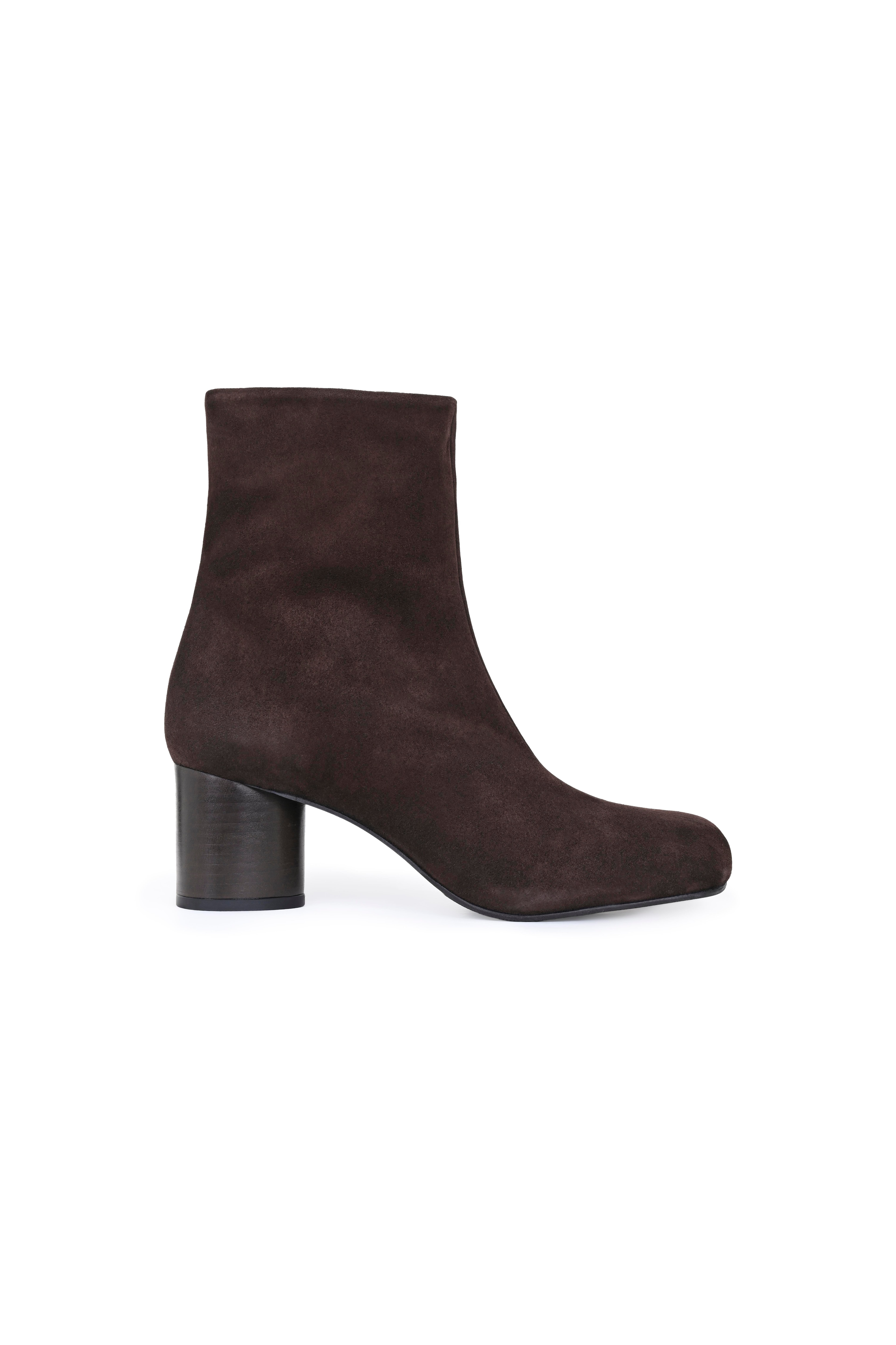 Suede Heel Boots 