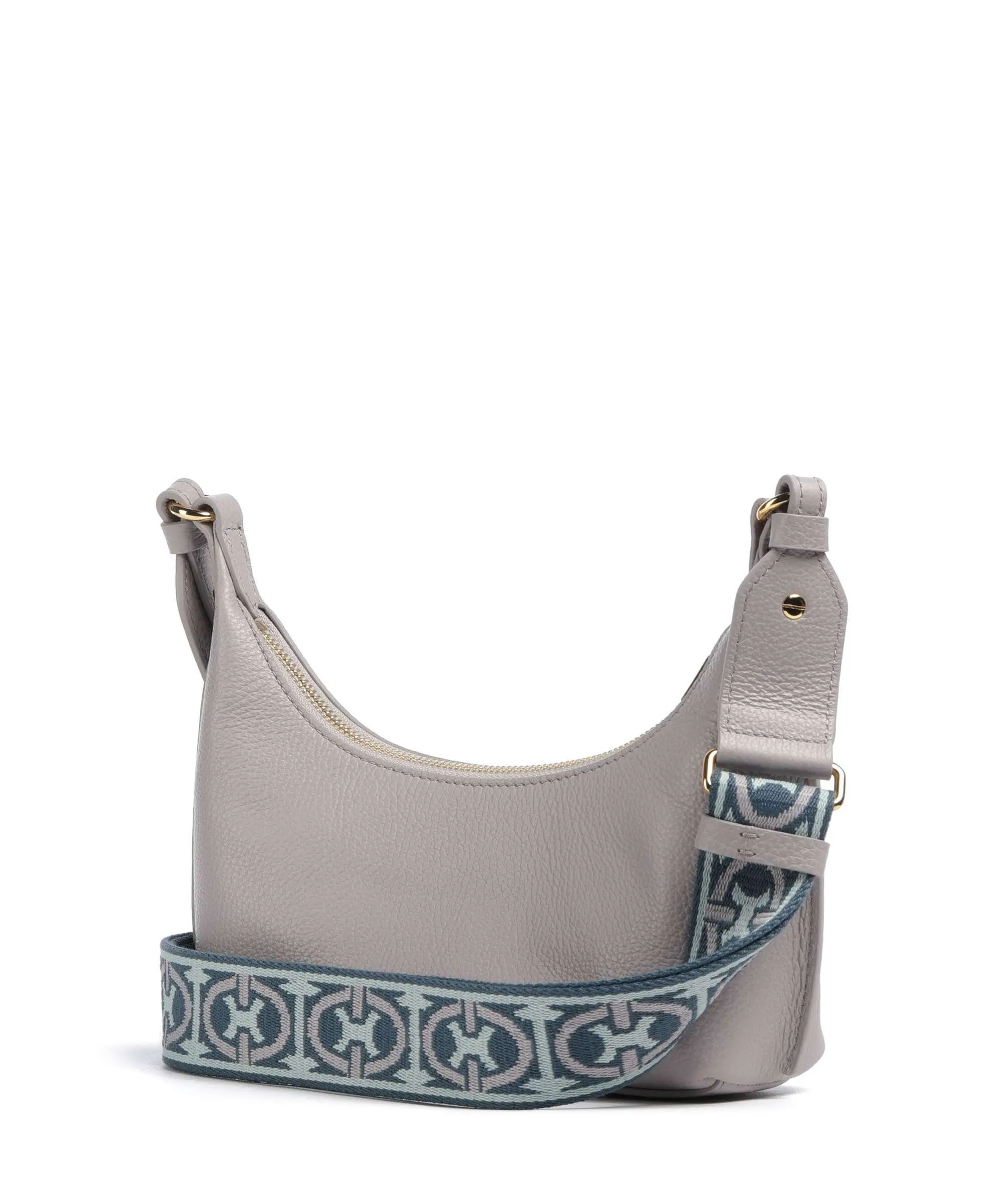 Suri Mini Gray Leather Crossbody Bag E5U8F550101