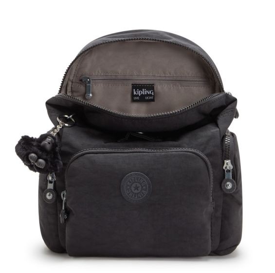 Mini Black Backpack with Adjustable Straps 