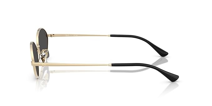 Oval Gold Metal Sunglasses 0RB375792138759
