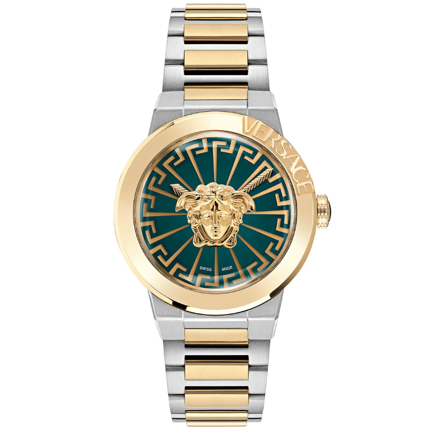 Medusa Infinite Silver Gold Stainless Steel Unisex Watch VRSCVE3F00422
