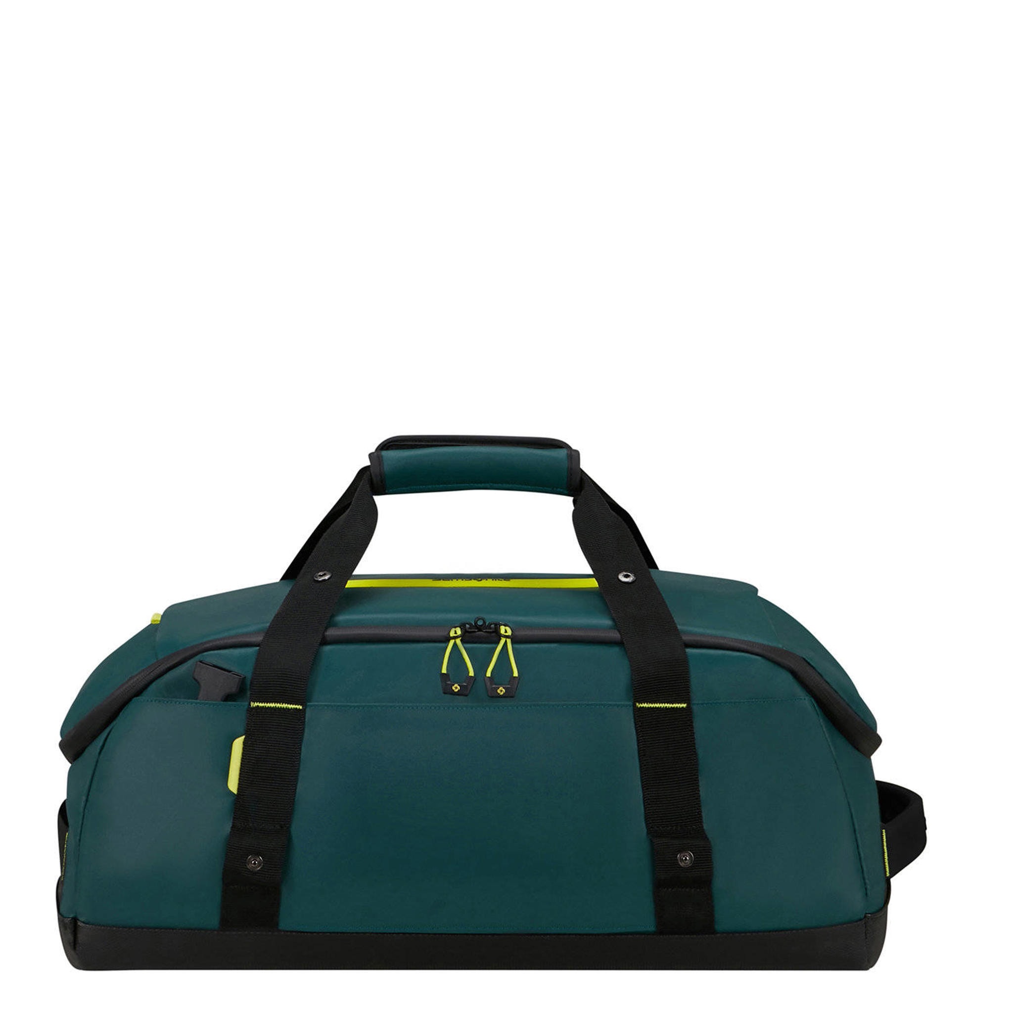 Eco Diver Dark Teal Lime Small Duffle Bag