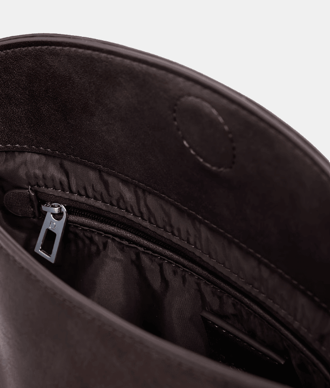 Half Logo Trokel Choco Shoulder Bag 