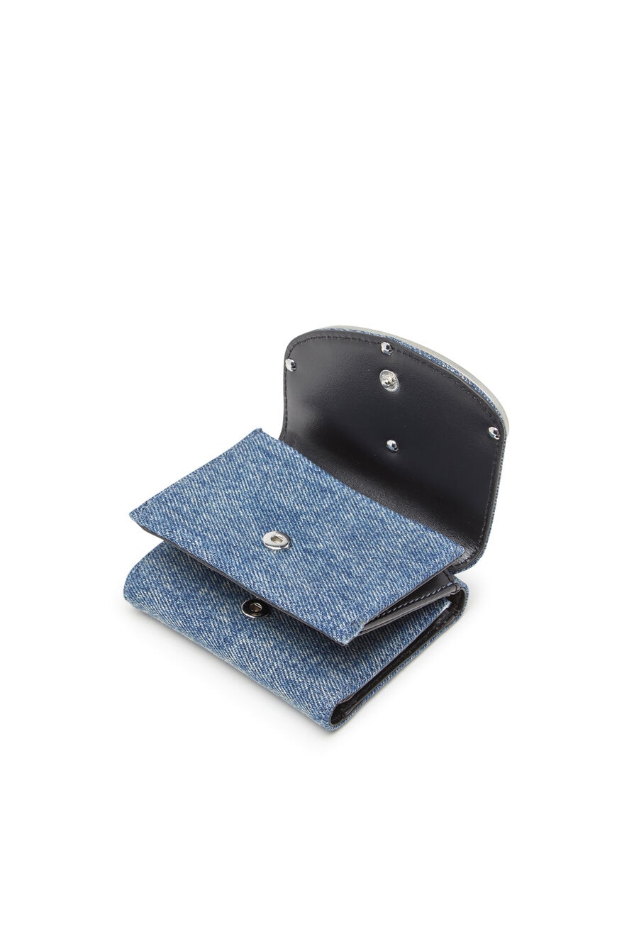 1DR Tri Fold Coin XS II Denim Wallet