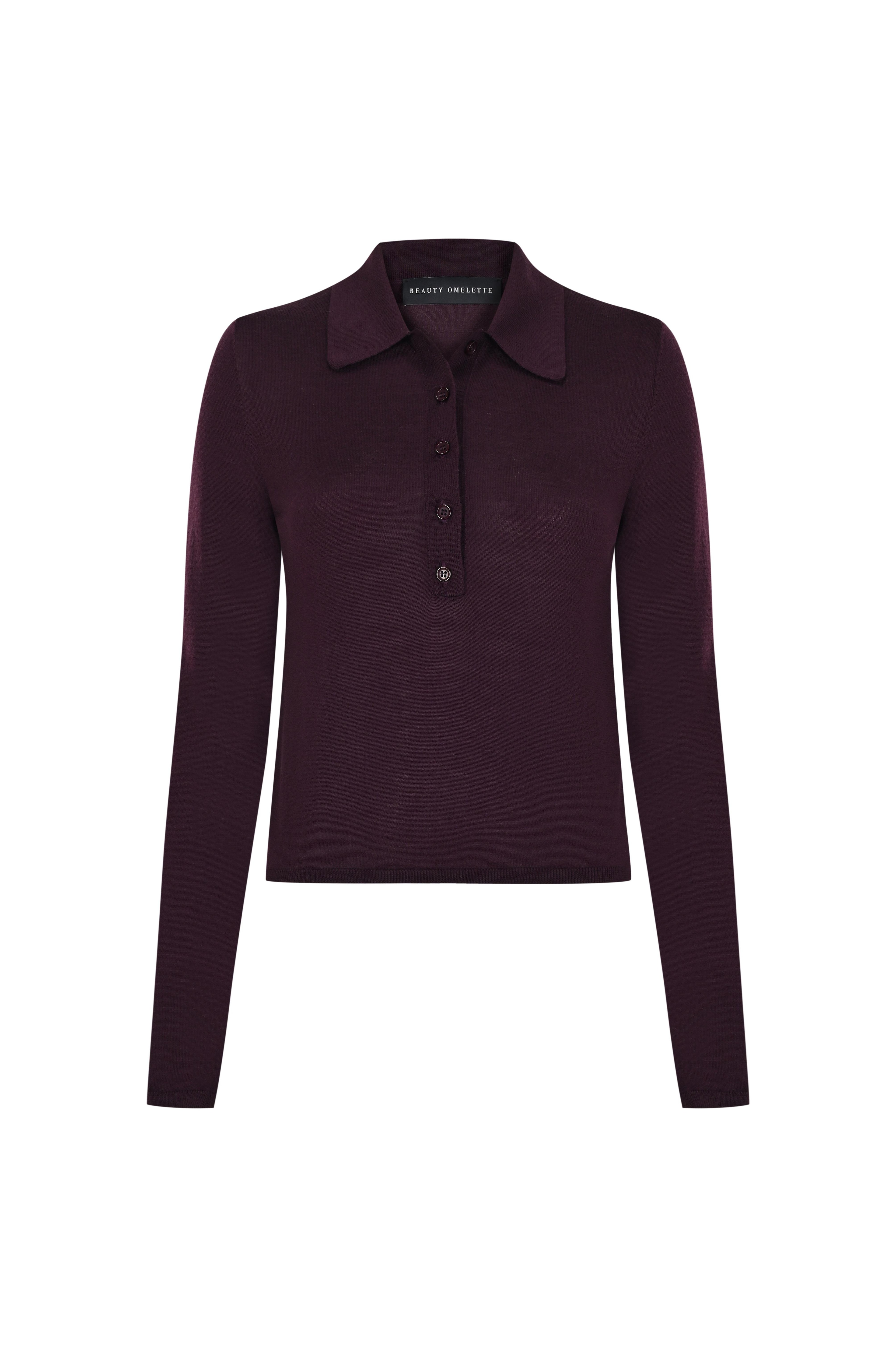 Polo Neck Wool Jumper