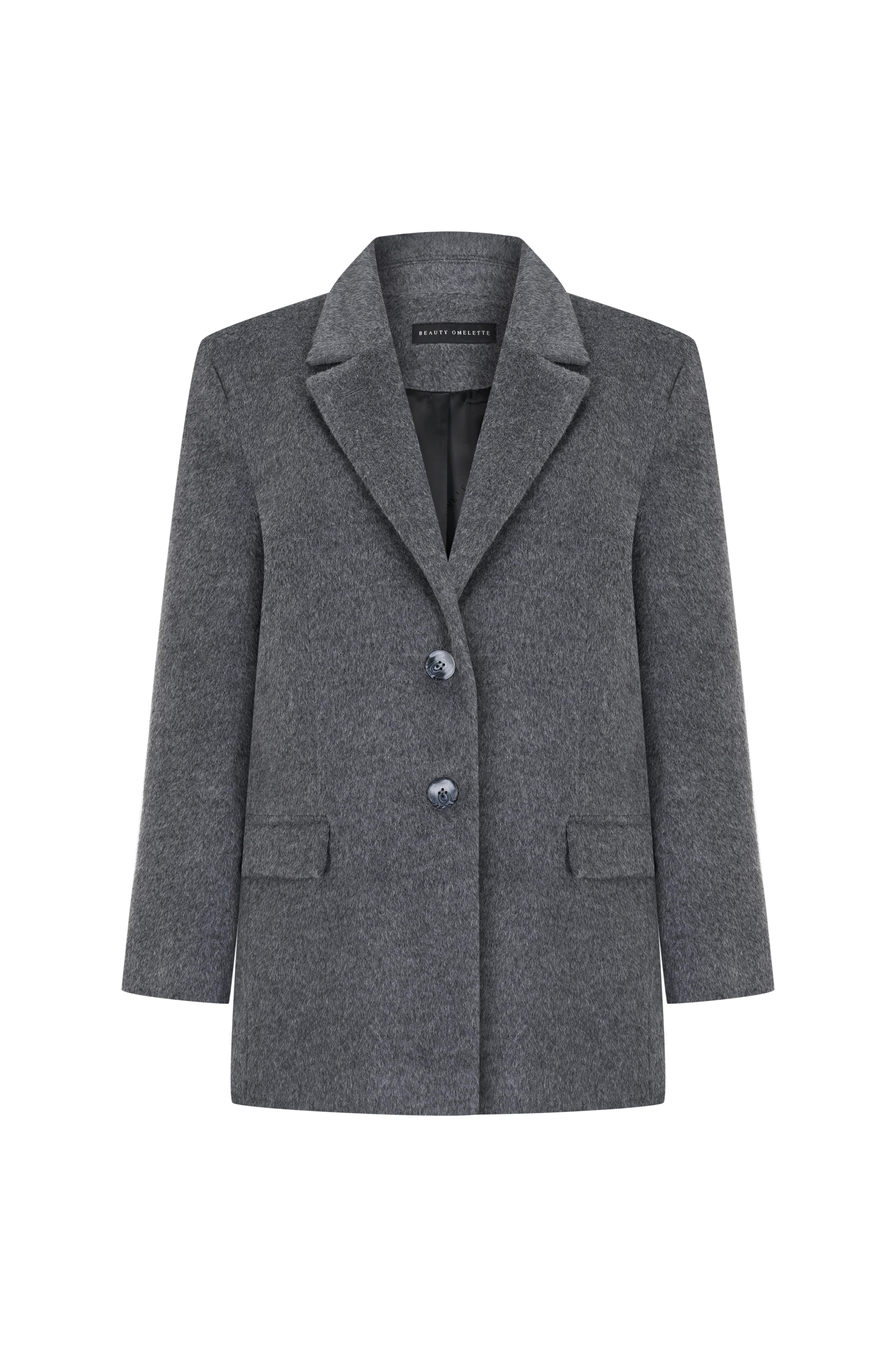 Daddy Alpaca Jacket Coat 