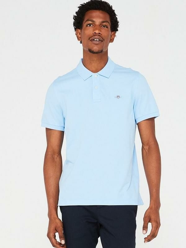 GANT REG.FIT SHIELD PIQUE POLO L.BLUE S