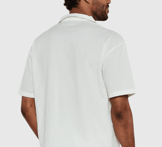 Hugo Red Chaffle Beach Shirt 1027120201