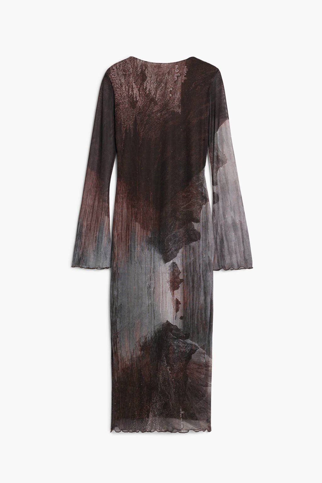 Abyss Lacroix Brown Pattern Vest Dress 