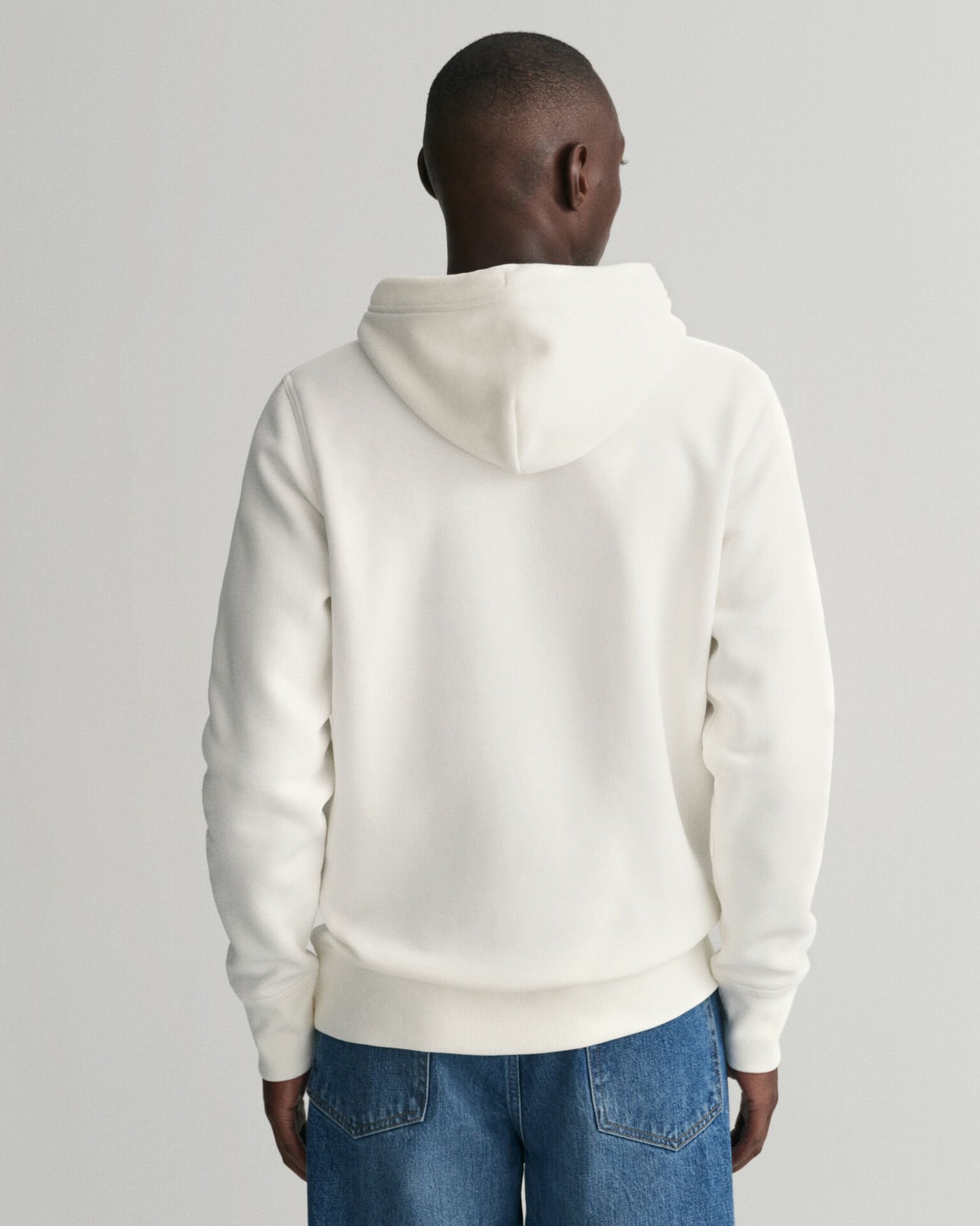 GANT SHIELD HOODIE WHT S