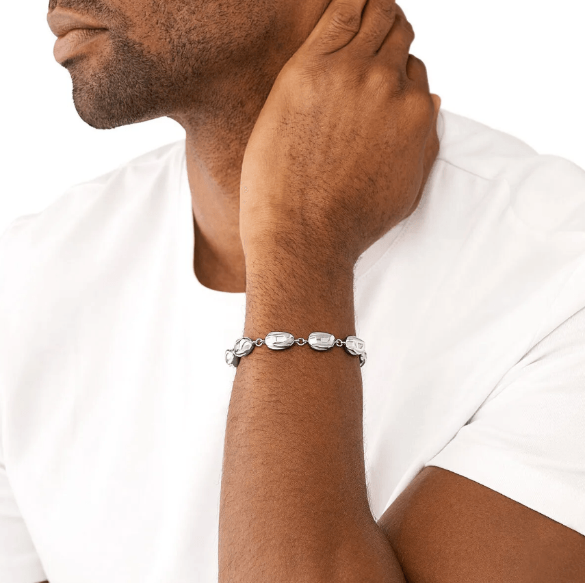 Silver Men's Bracelet DJDX1483-040