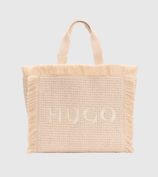 Hugo Red Becky Natural Tote Bag 1027159901 