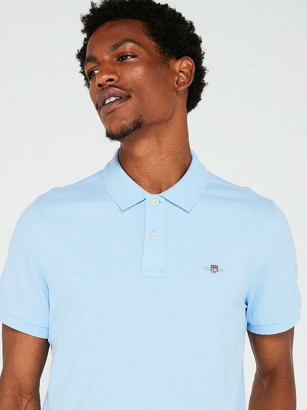 GANT REG.FIT SHIELD PIQUE POLO L.BLUE S