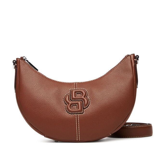 Boss Black Anett Half Moon Medium Brown Shoulder Bag 50547930 