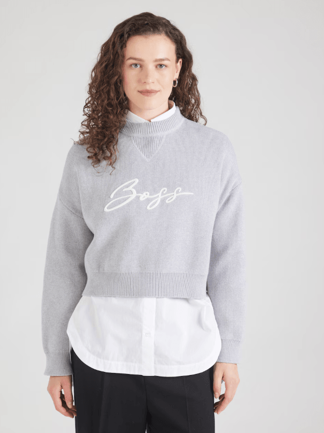 Boss Orange C Finerva Sweater 50543979 - Silver