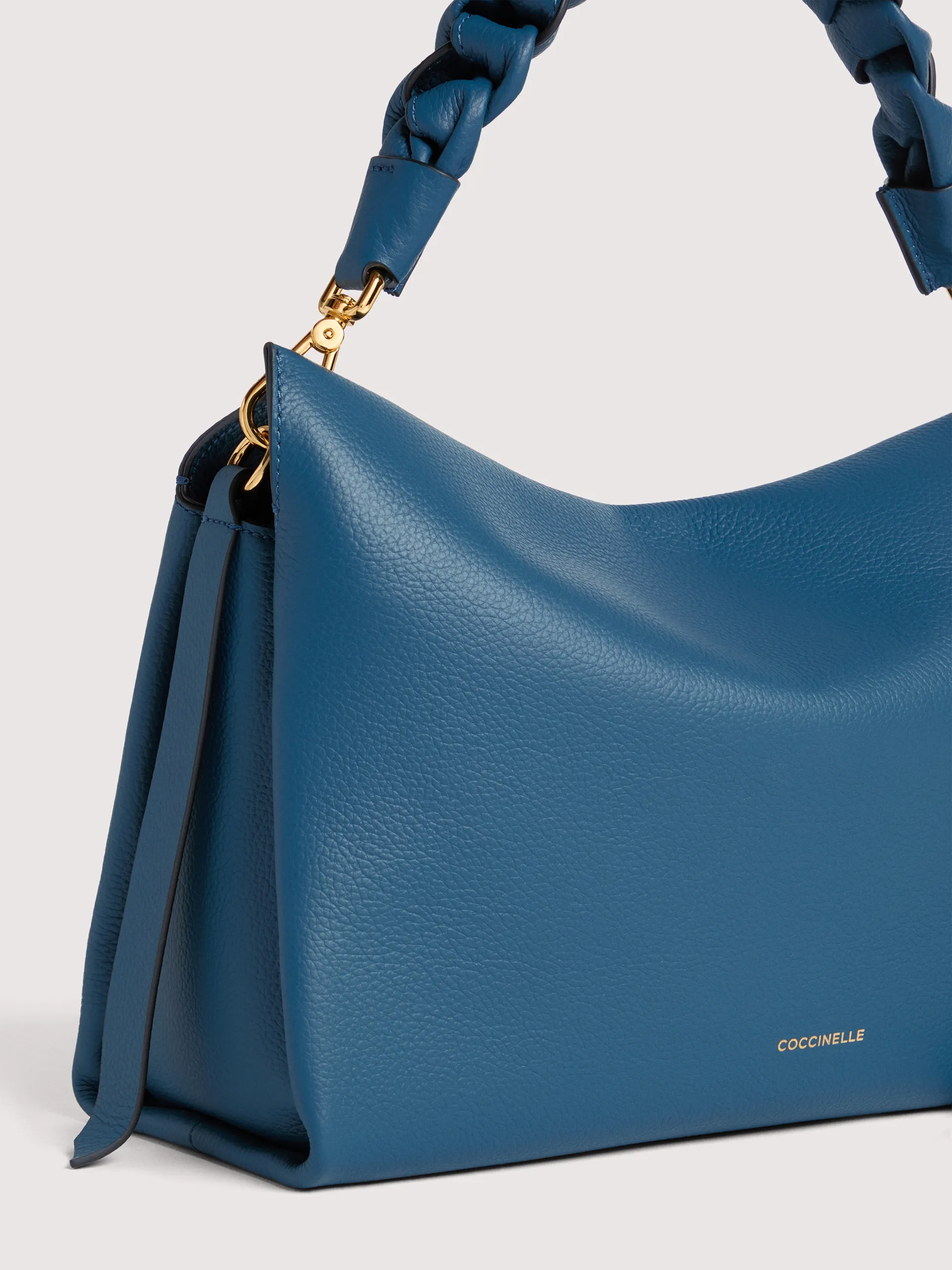 Boheme Grain Double Clutch Leather Shoulder Bag E1M50190201 