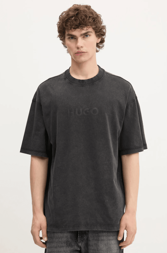 Hugo Blue Nebute Washed Loose Fit T-Shirt 10272987