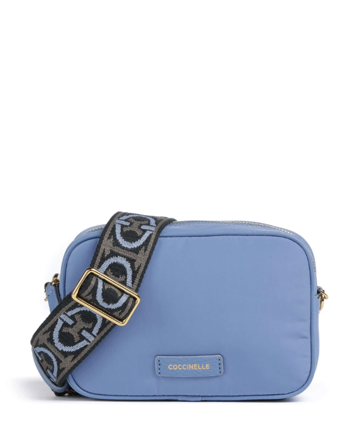 Tebe Nylon Puffy Blue Crossbody Bag E5 SWG 55 I1 01