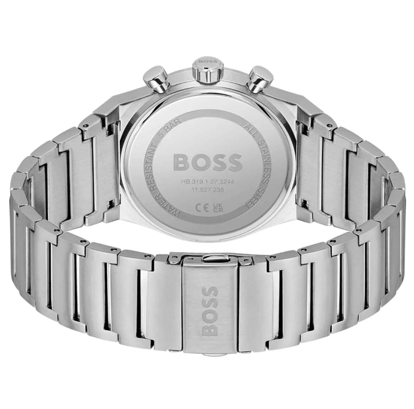 Candor Chronograph Light Grey Stainless Steel Men's Watch HB1514221