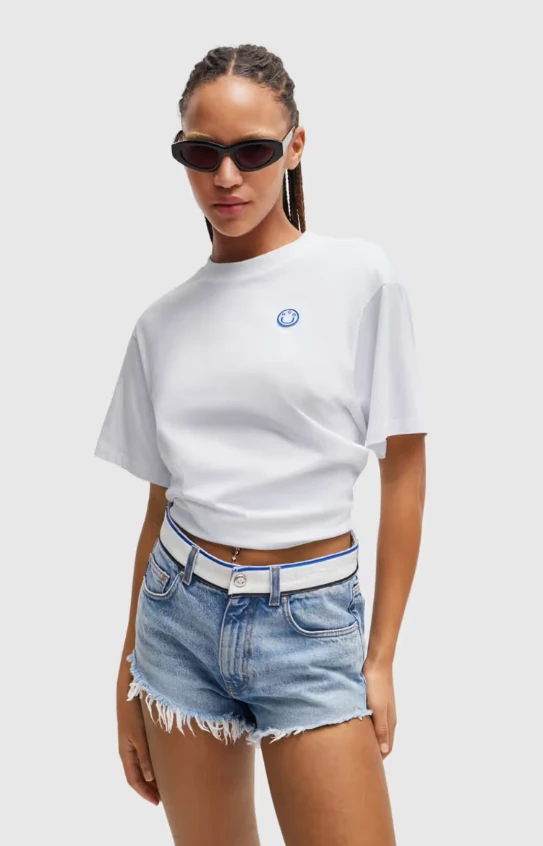 Hugo Blue Vintage T-Shirt 10258021 