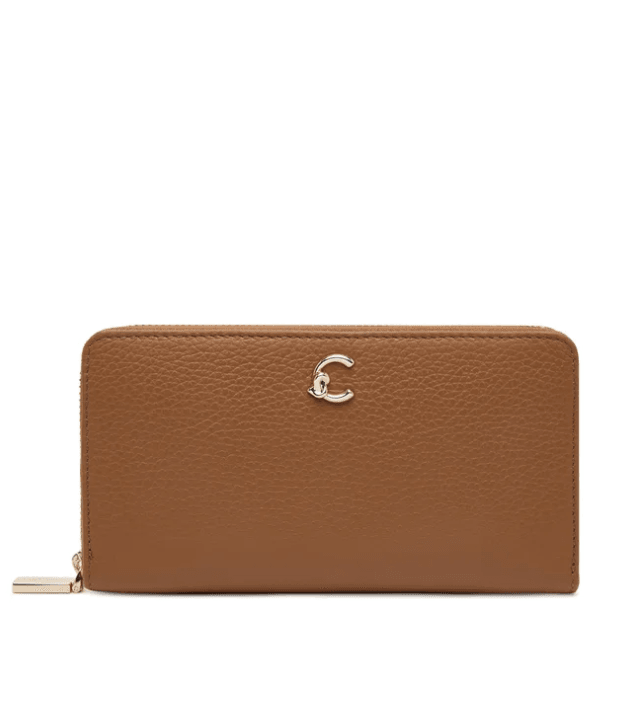 C-Me Wallet Brown Leather Wallet E2SSL113201