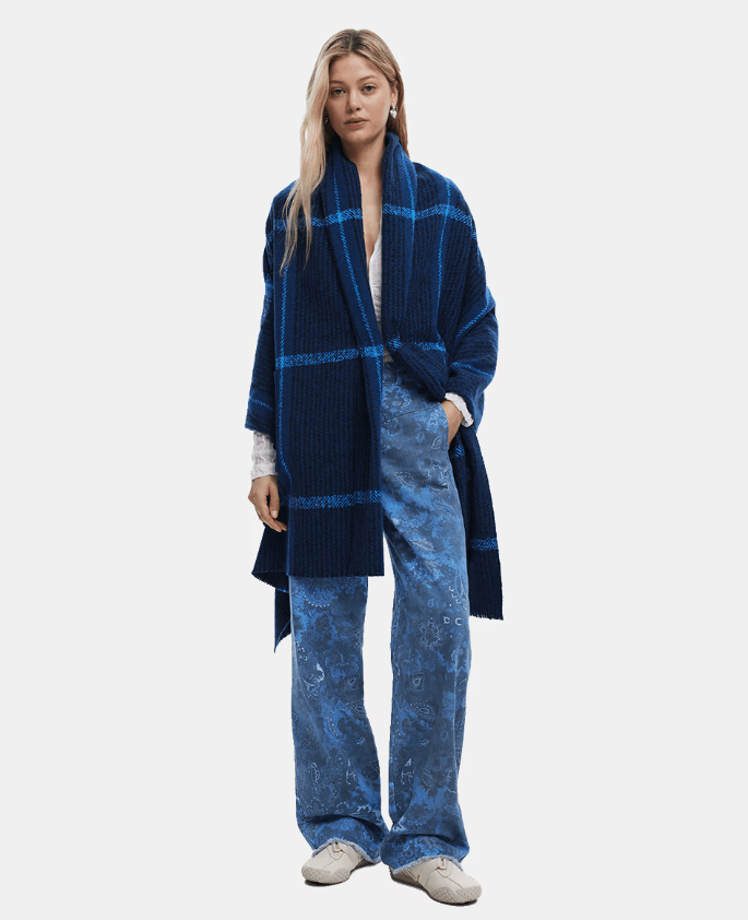 Scarf Pancho Flyblue