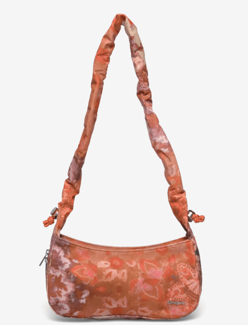 India Micro Cordry Alsacia Orange Shoulder Bag 