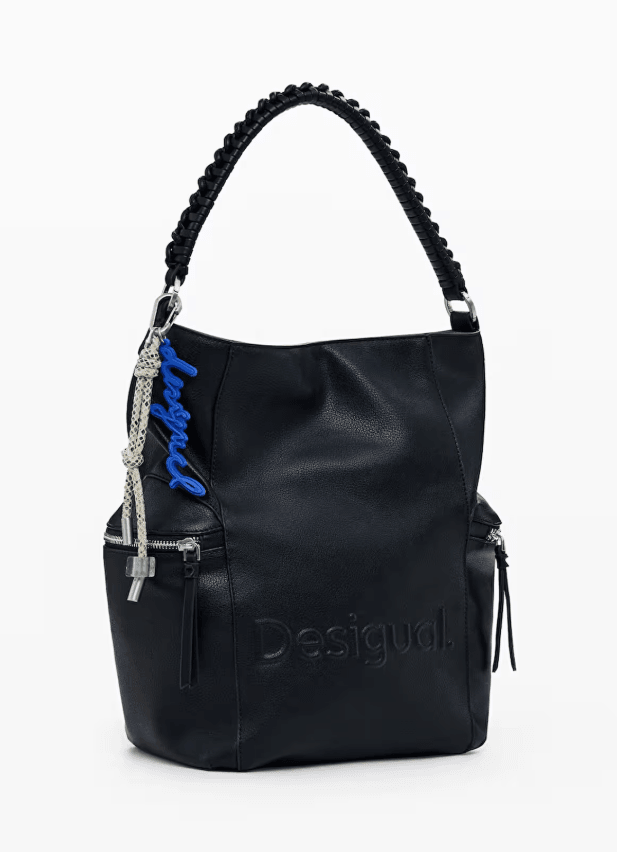 Half Logo Arica Black Backpack 