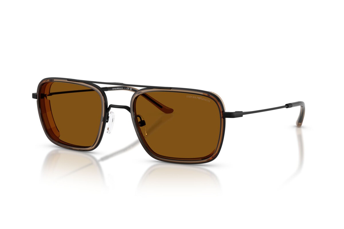 Metal Dark Brown Sunglasses 0EA2162