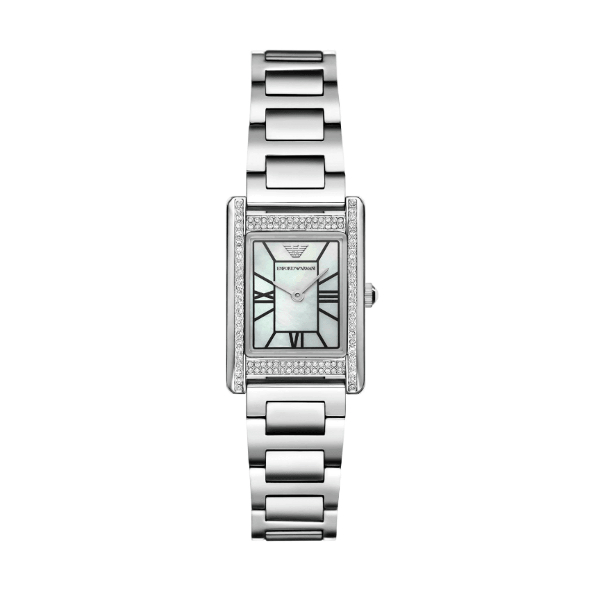 Two-Hand Silver Stainless Steel Women's Watch AR11625