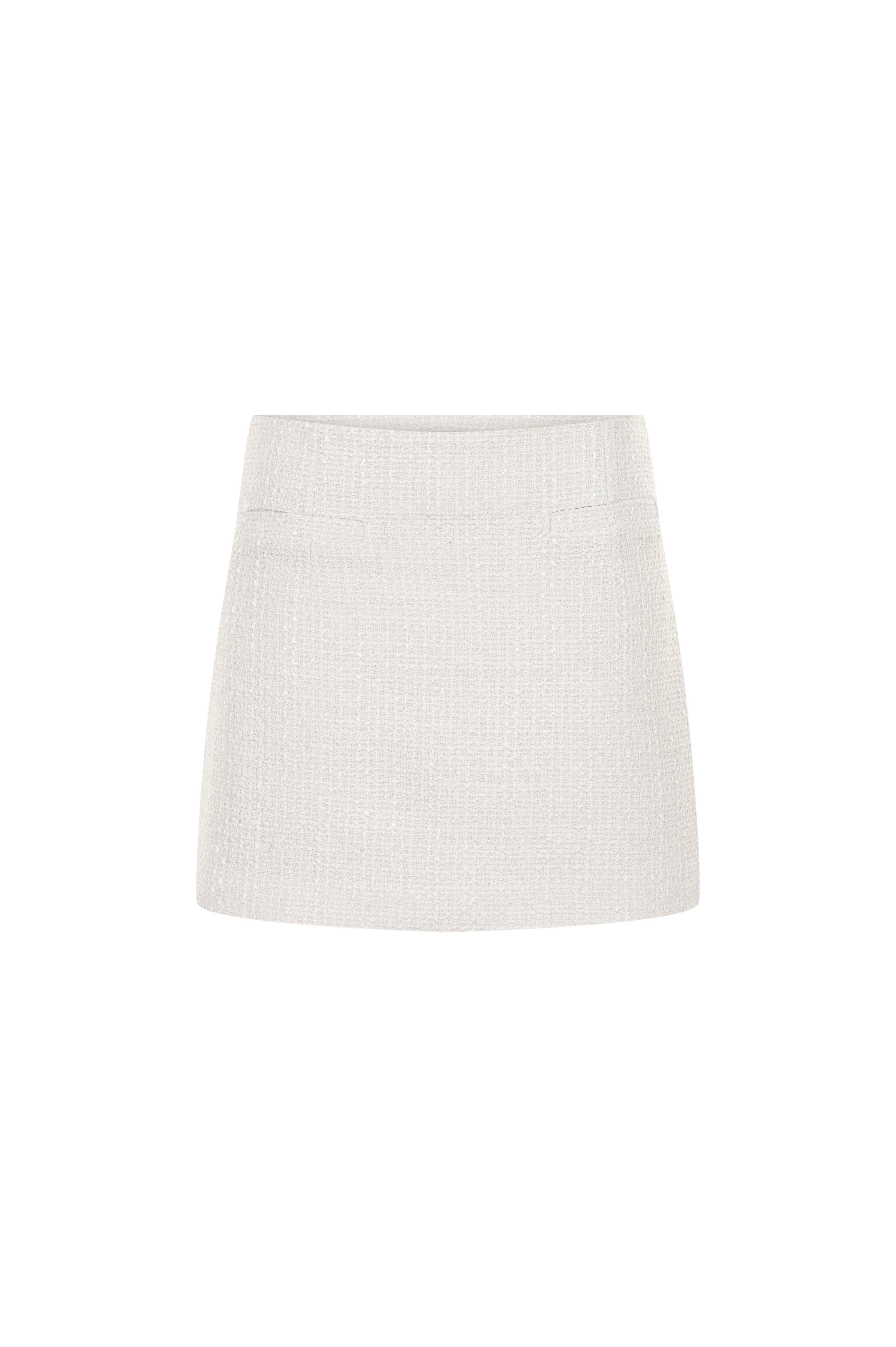 Ecru Mini Skirt
