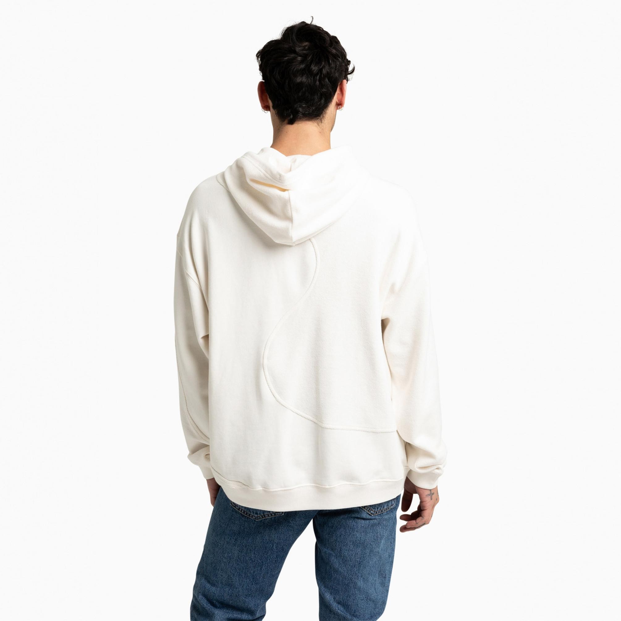 Dynamic Blocking Pullover Cream White