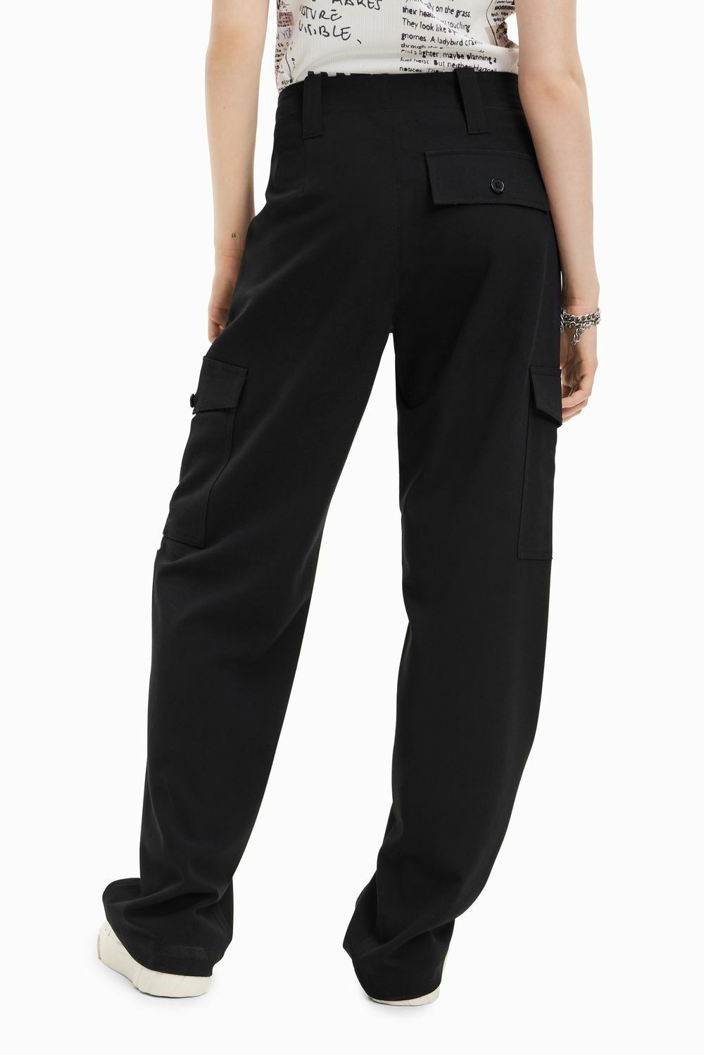 DESIGUAL PANT SENA-LACROIX BLACK S