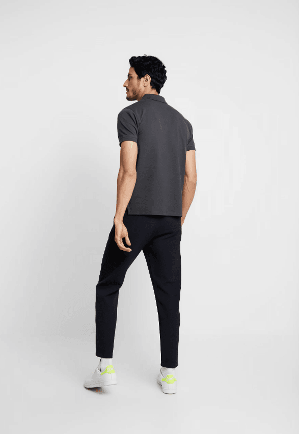 GANT CONTRAST RUGGER POLO GRY M