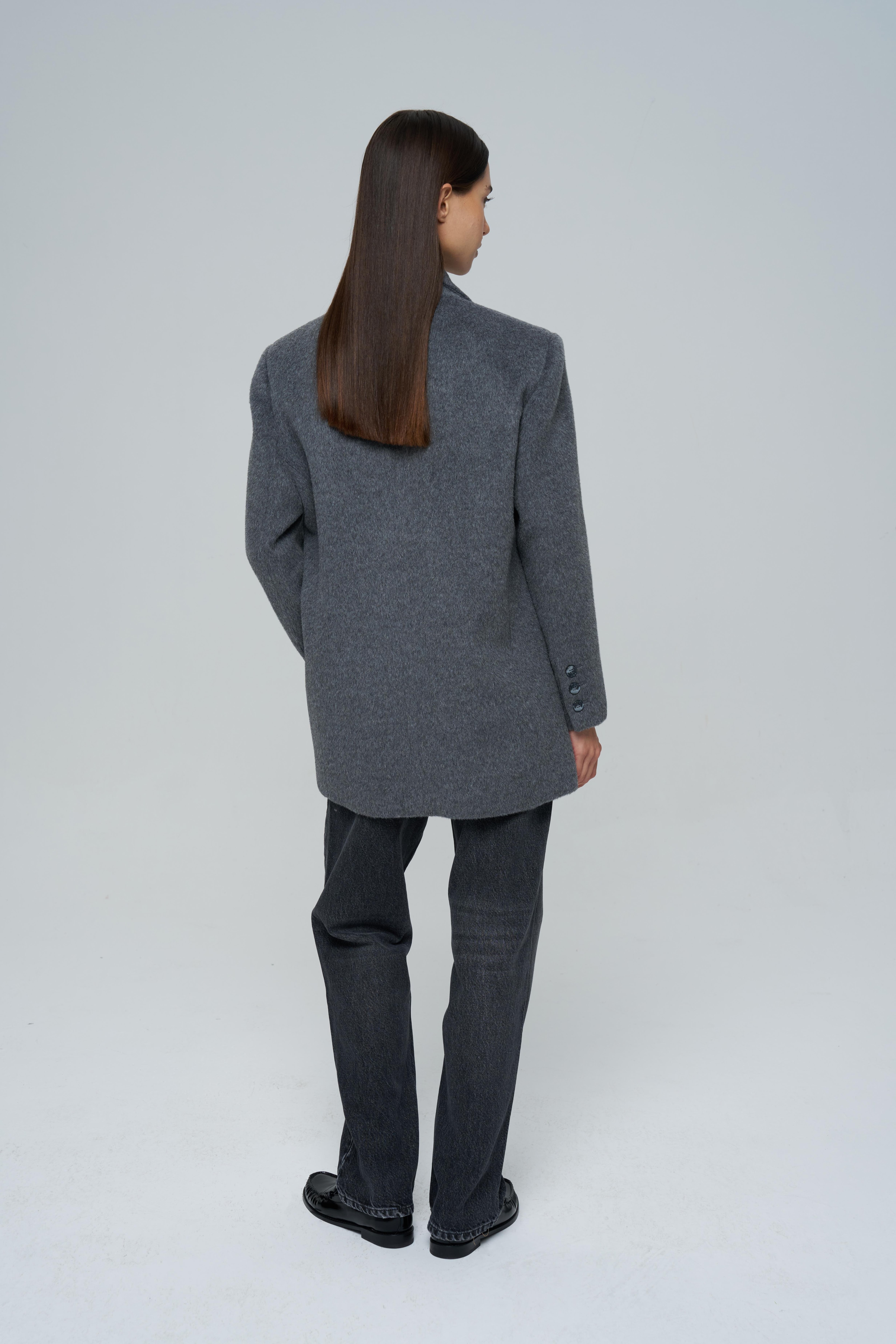 Daddy Alpaca Jacket Coat 