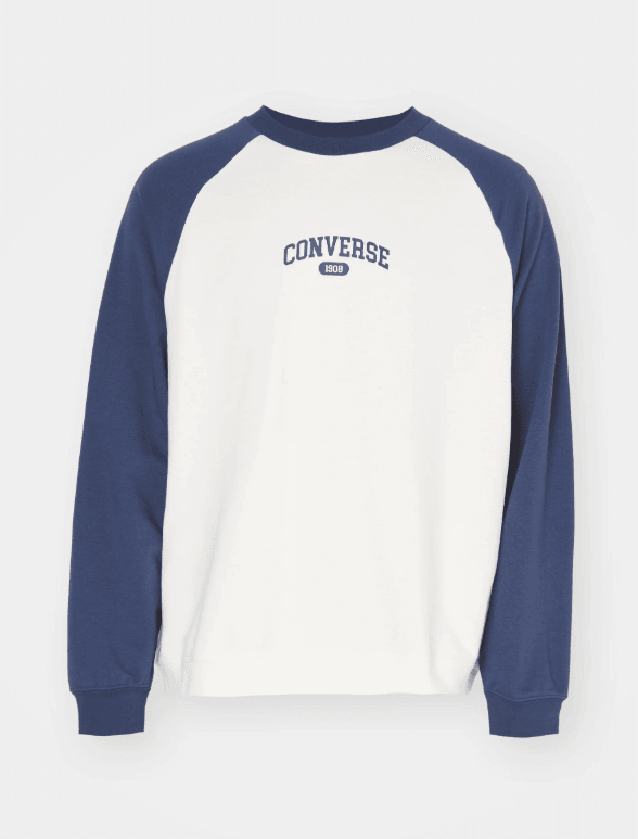 Retro Chuck Raglan White/Blue Sweatshirt