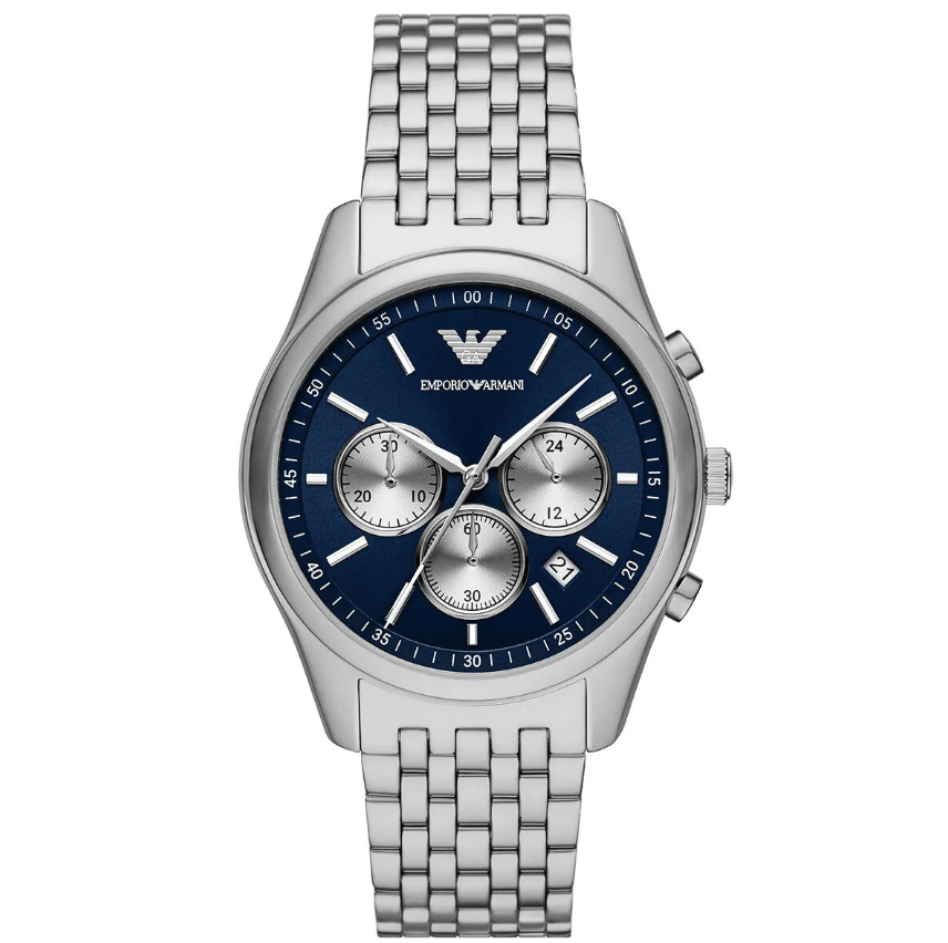 Metallic Grey Stainless Steel Men's Watch AR11582