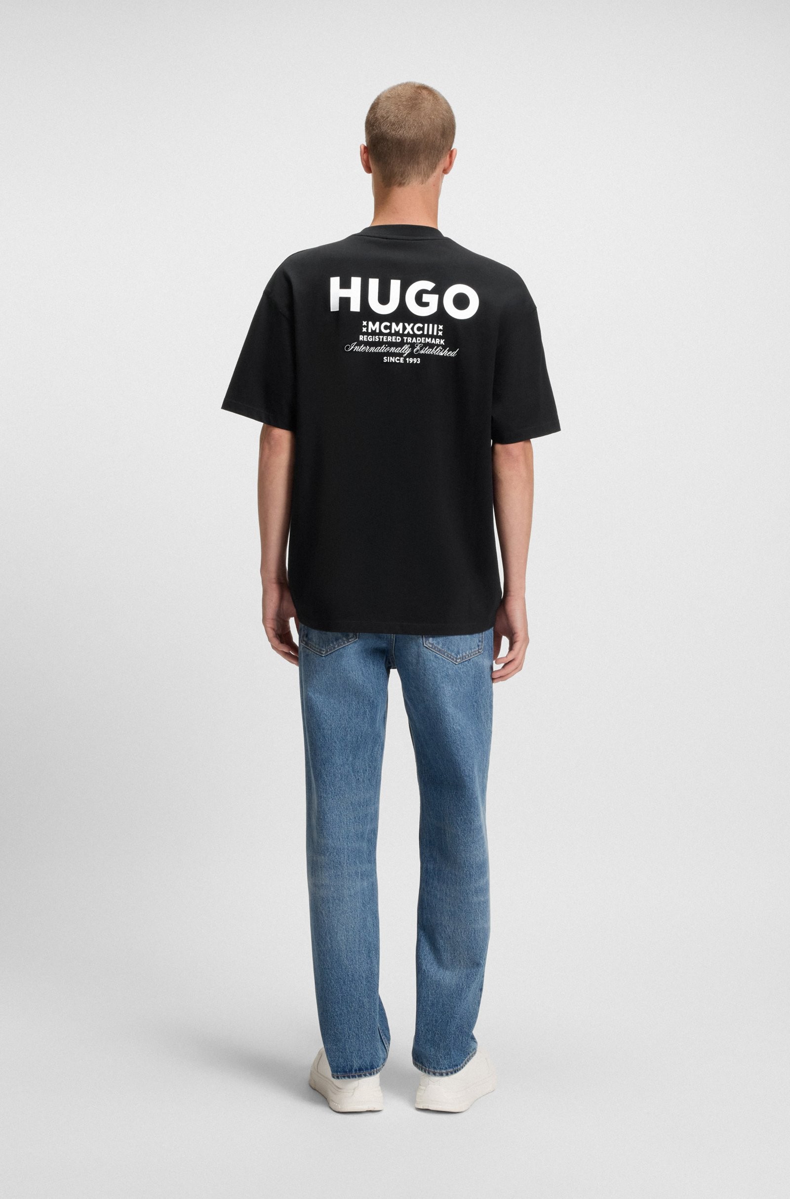 Hugo Blue Nalono T-Shirt 50509776 - Black
