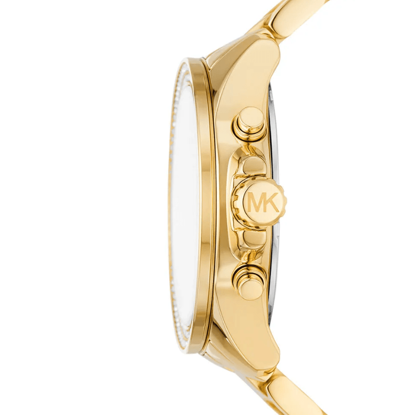 Wren Chronograph Gold-Tone Stainless Steel Women's Watch MK7428