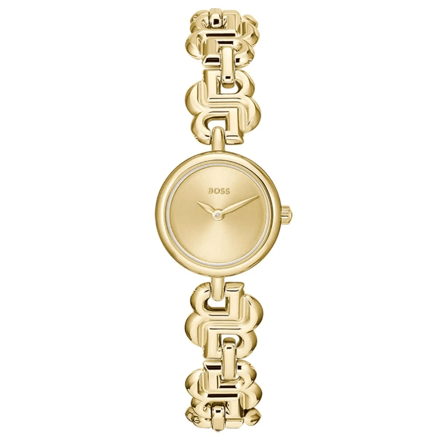 Double B Dressy Gold Stainless Steel Women's Watch HB1502794