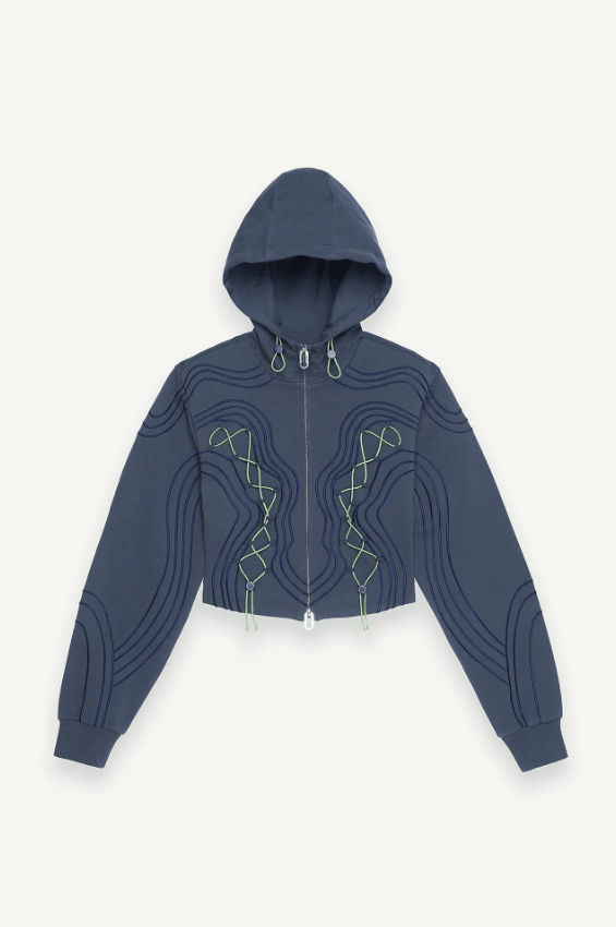 Relaxed Zip Hoodie 004