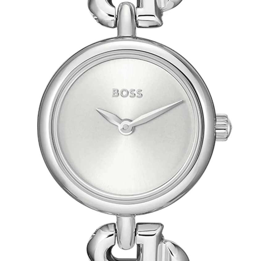 Double B Dressy Silver Stainless Steel Women's Watch HB1502793