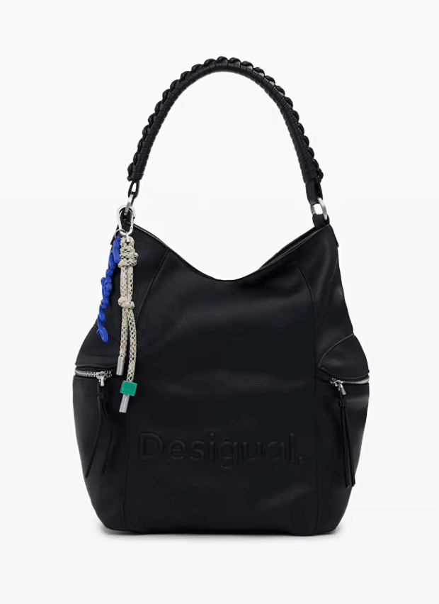 Half Logo Arica Black Backpack 