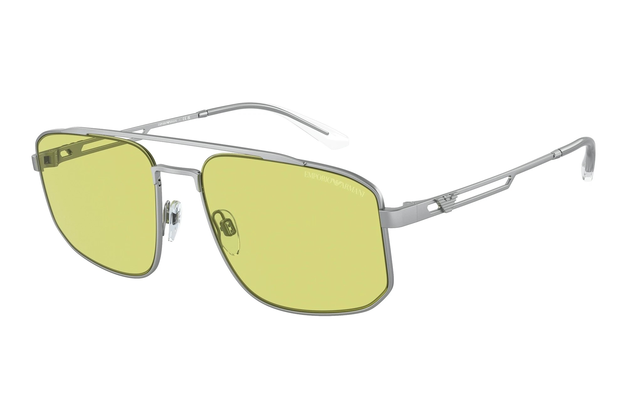 Silver Green Sunglasses EA2139