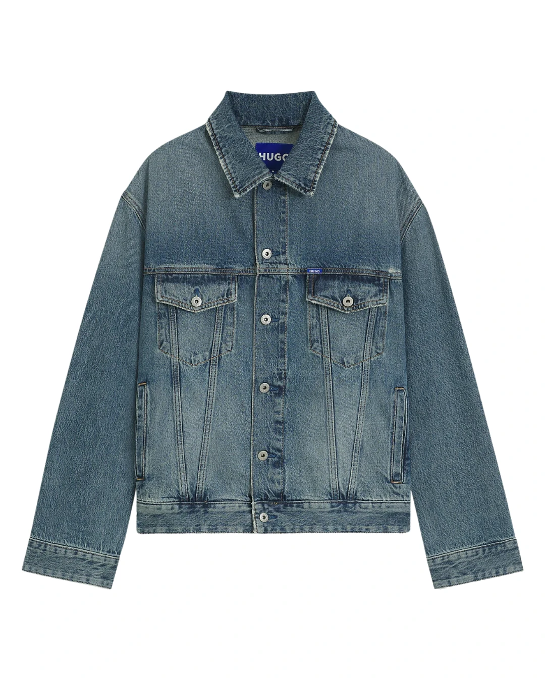 Hugo Blue Kirkby Denim Jacket 10267302 02