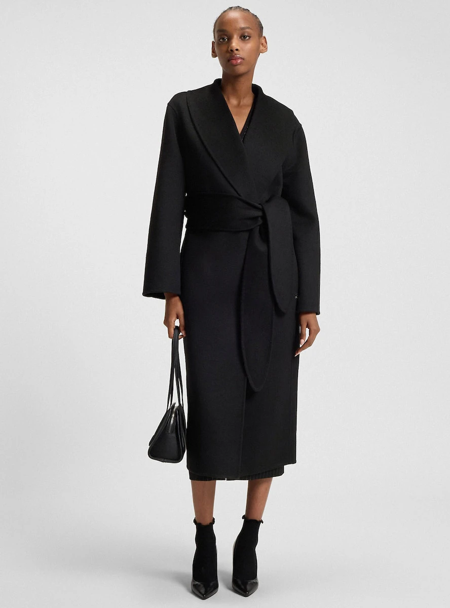 Hugo Red Black Mecami Coat 10274016